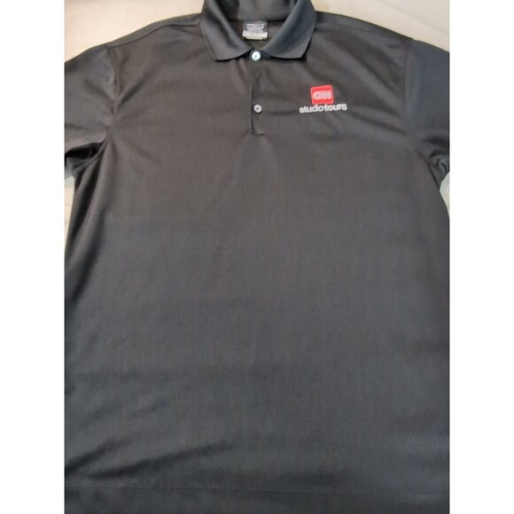 CNN Nike Studio Tours Performance Black Polo Shirt Men’s Size M - CNN News - Picture 2 of 9